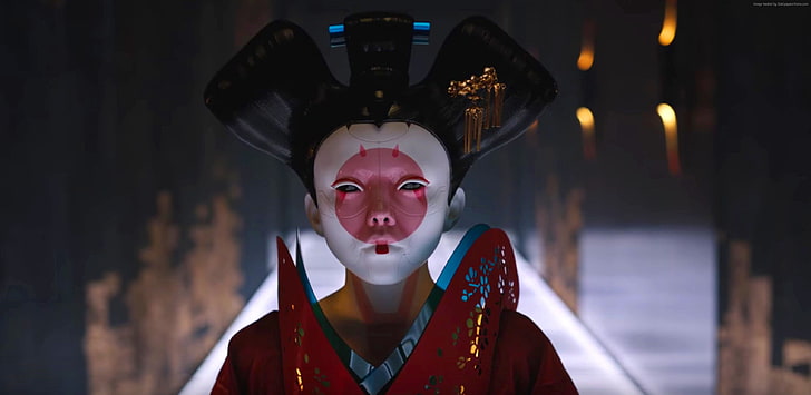 geisha, Ghost in the Shell, best movies, HD wallpaper
