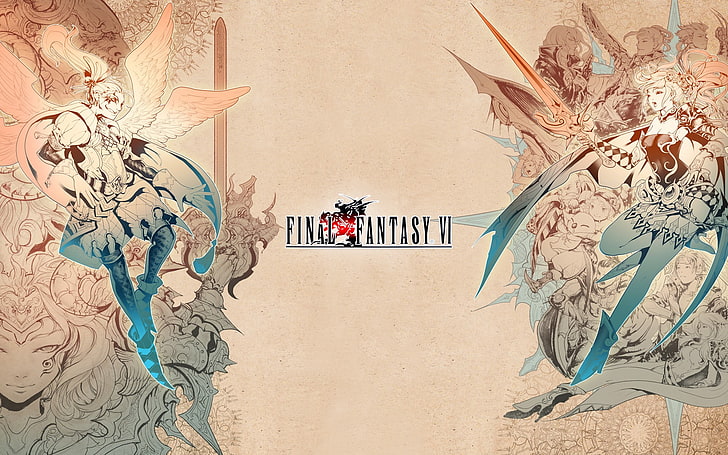 video games, Final Fantasy, Final Fantasy VI, HD wallpaper
