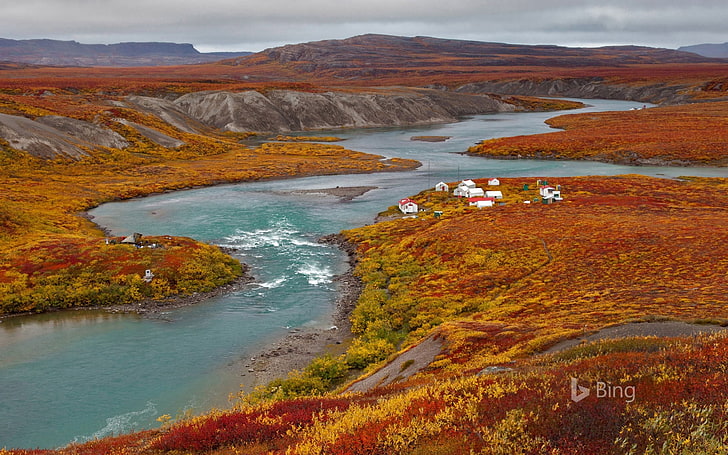 Canada Nunavut Fishing River-2016 Bing Desktop Wal.., HD wallpaper