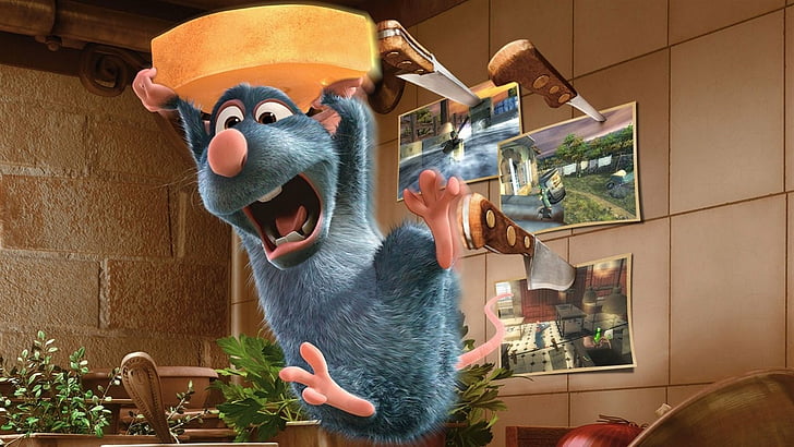 Movie, Ratatouille, Mouse, Ratatouille (Movie), Remy (Ratatouille), HD wallpaper