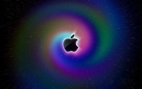 Apple Stars ، توضيح شعار Apple ، أجهزة كمبيوتر ، Apple ، نجمة، خلفية HD HD wallpaper