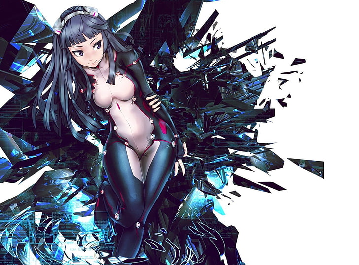 anime, Guilty Crown, animeflickor, Tsugumi (Guilty Crown), HD tapet