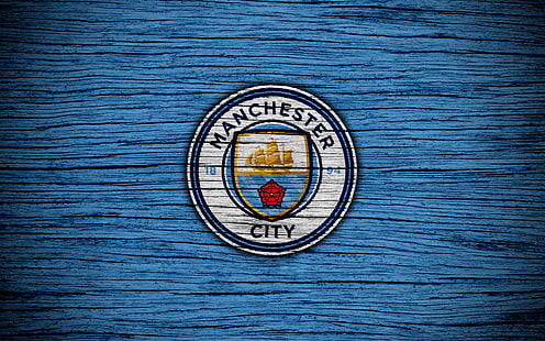 Futebol, Manchester City F.C., Logo, HD papel de parede HD wallpaper