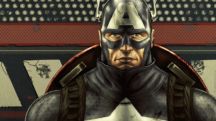 Captain America zeichnet, Comics, Captain America Steve Rogers, HD-Hintergrundbild