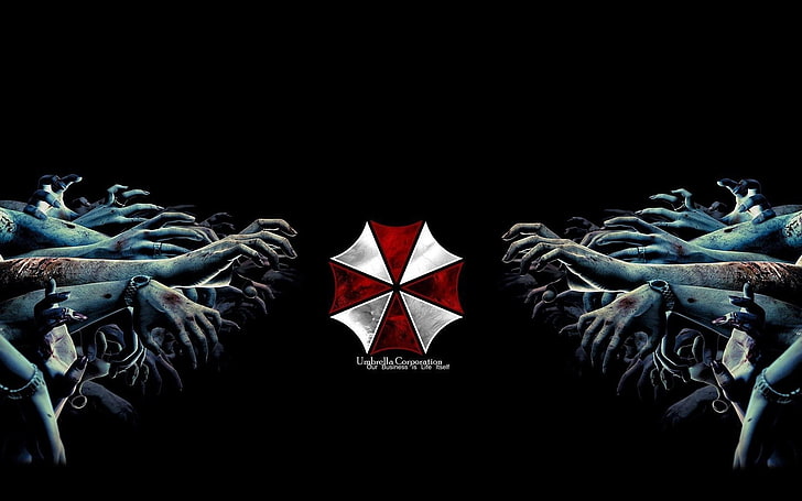 Resident Evil зомби зонт корпорация 1680x1050 Видеоигры Resident Evil HD Искусство, зомби, Resident Evil, HD обои