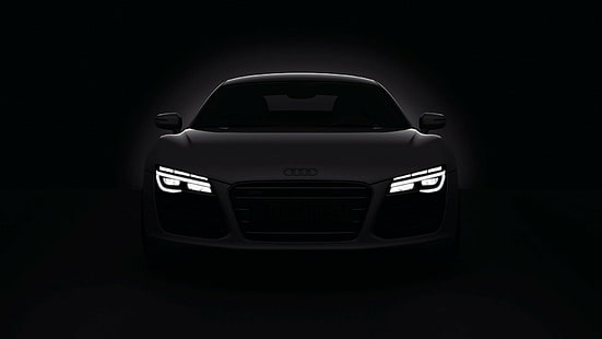 Audi R8 Dark HD, carros, escuro, audi, r8, HD papel de parede HD wallpaper