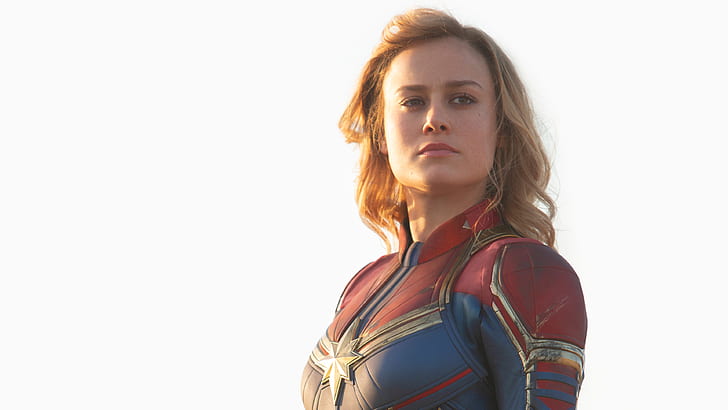 Film, Captain Marvel, Brie Larson, Fond d'écran HD