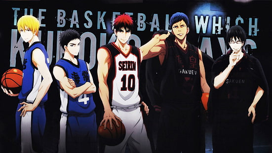 Kuroko no Basket, personaggi kuroko no basuke, anime, 1920x1080, kuroko no basket, Sfondo HD HD wallpaper