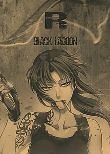 Revy, Black Lagoon, gadis-gadis anime, Wallpaper HD HD wallpaper