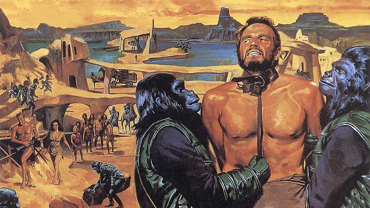 映画、猿の惑星（1968）、 HDデスクトップの壁紙