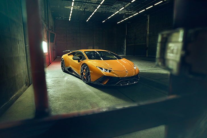 Novitec, 4K, 2018, Lamborghini Huracan Performante, HD обои