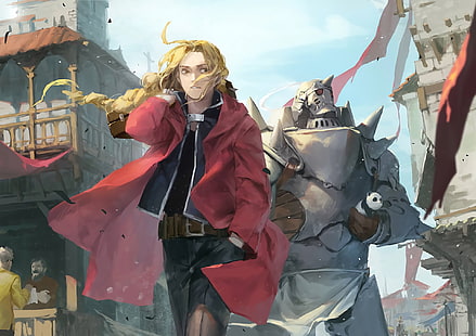Alchemist Fullmetal, Alphonse Elric, Edward Elric, Fond d'écran HD HD wallpaper