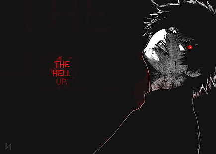 La carta da parati digitale Hell Up, Tokyo Ghoul, nera, Sfondo HD HD wallpaper