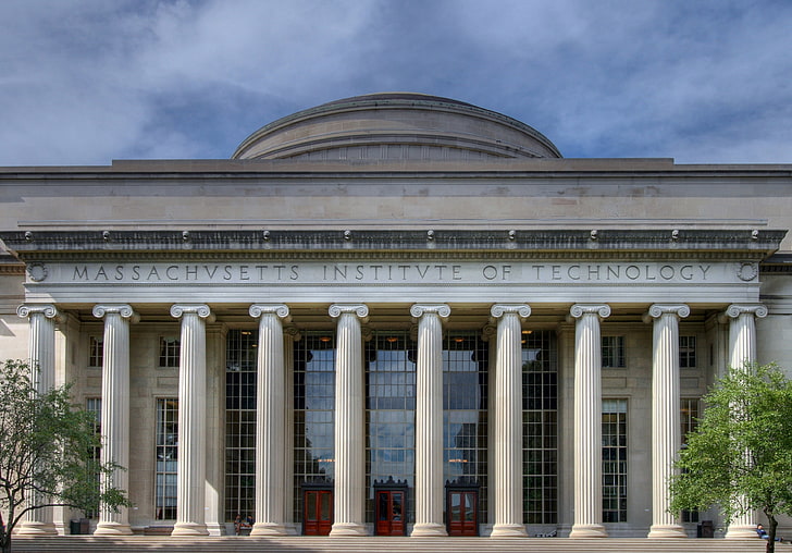 Gebäude des Massachvsetts Institute of Technology, Massachusetts Institute of Technology, Cambridge, Ma, USA, Rafael Reif, HD-Hintergrundbild