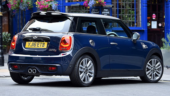 Mini, Mini Cooper, Blue Car, Mini Cooper S., Tapety HD HD wallpaper