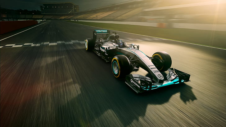 Mercedes AMG Petronas F1 Car 4K, Mercedes, 페트로나스, 자동차, AMG, HD 배경 화면