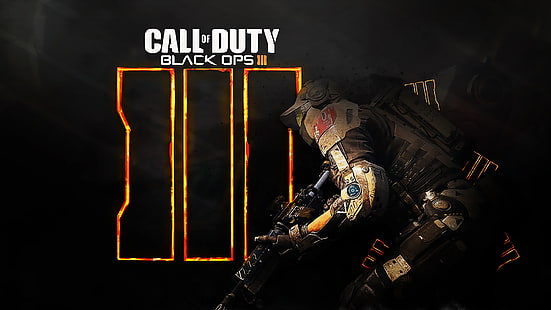 Игра Call of Duty Black Ops III, цифровые обои Call of Duty Black OPS III, Call of Duty, видеоигры, пистолет, черный, Call of Duty: Black Ops III, HD обои HD wallpaper