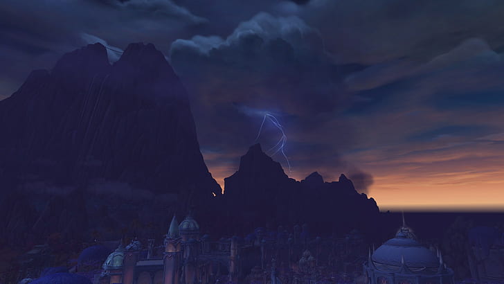 World of Warcraft, высокая гора, Легион, HD обои