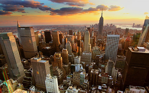 Городские пейзажи Нью-Йорк Природа HD Cityscape, Городские пейзажи, Нью-Йорк, HD обои HD wallpaper