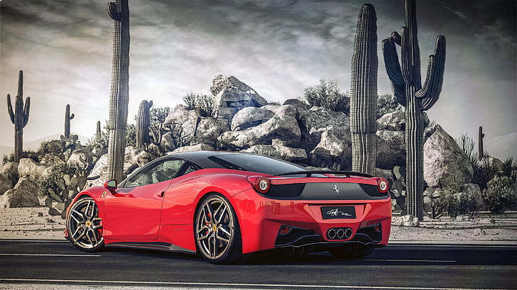 macchina, Ferrari, Sfondo HD