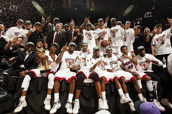 Miami Heat, NBA, basket-ball, Miami Heat, Miami, sports, sport, hommes, Fond d'écran HD