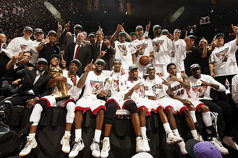 Miami Heat, NBA, bola basket, Miami Heat, Miami, olahraga, olahraga, pria, Wallpaper HD HD wallpaper