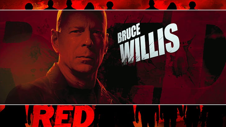 Bruce Willis Red HD, Filme, rot, Bruce, Willis, HD-Hintergrundbild