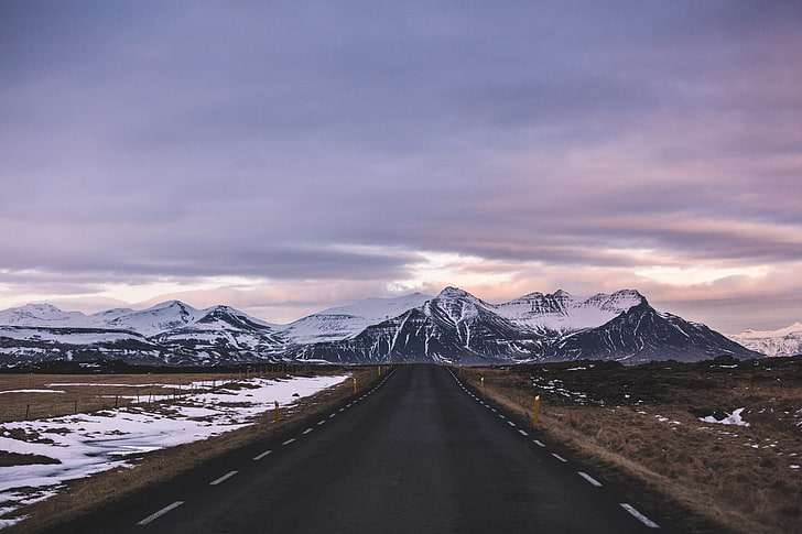 Berge, Autobahn, Fotografie, HD-Hintergrundbild