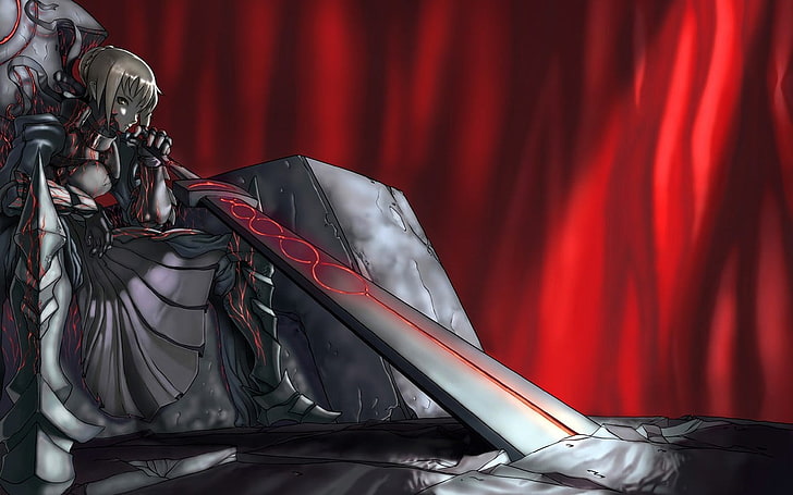 anime, Fate/Stay Night, Saber, anime girls, Saber Alter, HD wallpaper