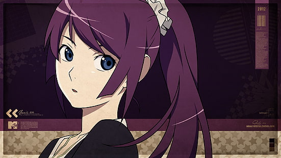 Anime Girls, Monogatari-Serie, Senjougahara Hitagi, HD-Hintergrundbild HD wallpaper