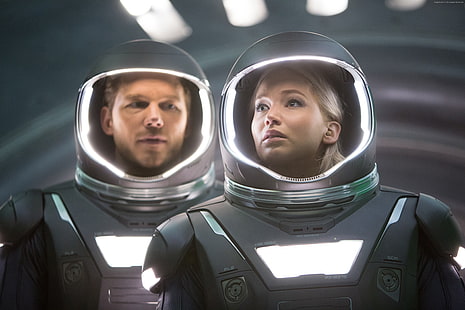 Chris Pratt, Passengers, Jennifer Lawrence, HD wallpaper HD wallpaper