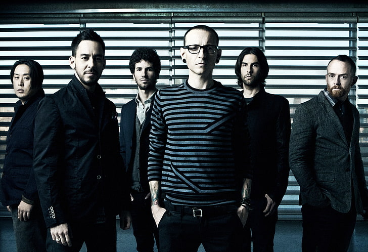 Linkin Park, linkin park, Phoenix, promo, Chester, Mr. Han, Living Things, Mike, Brad, Rob, HD wallpaper