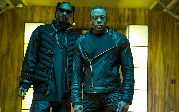 Snoop Dogg e Dr. Dre, quadril, hop, preto, rap, HD papel de parede