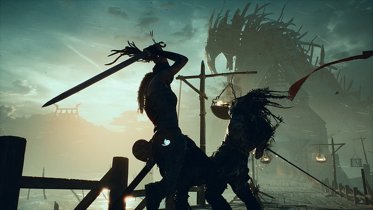 figurine de cheval noir et blanc, Hellblade, Hellblade: Senua's Sacrifice, Senua, Nvidia Ansel, Fond d'écran HD
