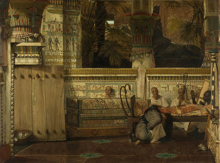 Seni Klasik, Mesir, Lawrence Alma, Tadema, Wallpaper HD