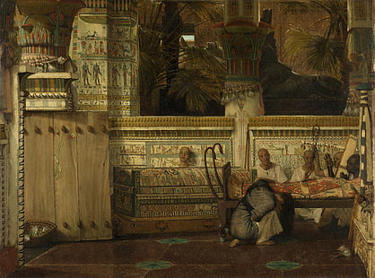 Классическое искусство, Египет, Лоуренс Альма, Тадема, HD обои HD wallpaper