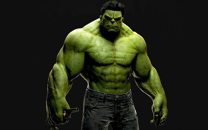 Incredible Hulk, Marvel The Incredible Hulk illustration, 3D, Characters, HD tapet