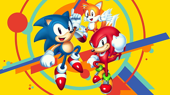 Sonic, Sonic Mania, Knuckles l'Echidna, Miles 