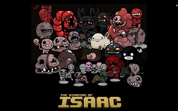 El fondo de pantalla The Binding of Isaac, The Binding of Isaac, indie, juego, arte, Fondo de pantalla HD