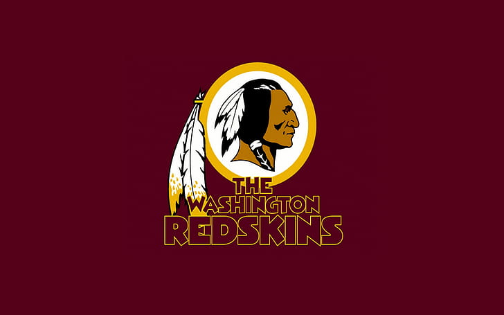 Washington Redskins Logo, Washington Redskins, Washington Redskins, NFL, ABD, HD masaüstü duvar kağıdı