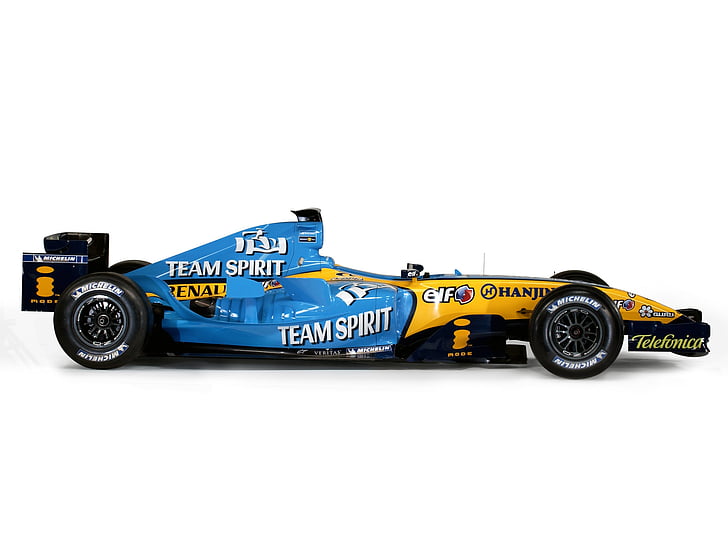 2005, f 1, formula, r25, lomba, balap, Renault, Wallpaper HD