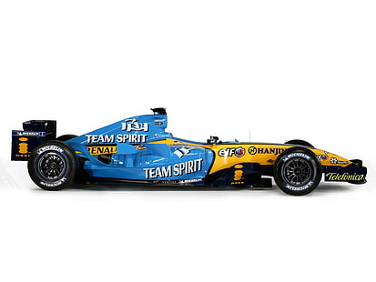 2005, f 1, formula, r25, corsa, corsa, renault, Sfondo HD HD wallpaper