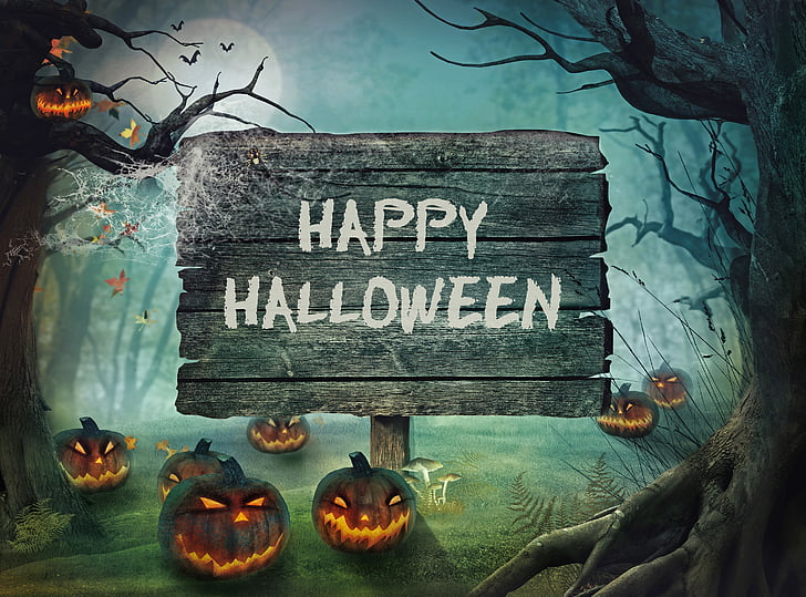 Happy Halloween, HD, HD wallpaper