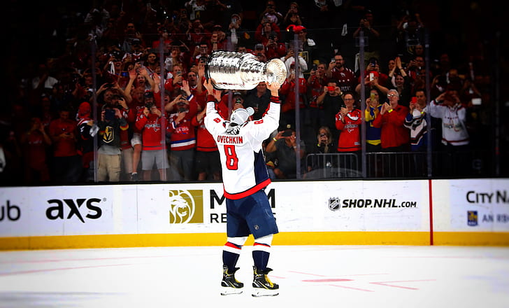Spelet, Sport, Ice, Washington, Victory, 2018, Alexander Ovechkin, NHL, Washington Capitals, Ovechkin, Cup, Goal, Hockey, Ovie, Washington Capitals, Alexander The Great, Legend, Final, Stanley, Caps, Stanley Cup, Stanley Cup, Hockey League, National Hockey League, Capitals, Final 2018, Of KEPS, The Great Eight, AVI, HD tapet