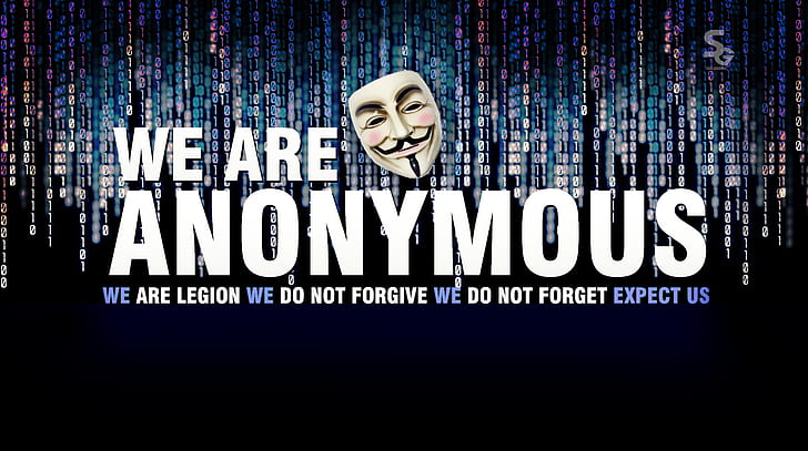 anonym, Computer, Hacker, Zitat, HD-Hintergrundbild