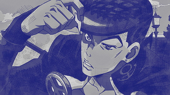 Anime, la bizzarra avventura di Jojo, Josuke Higashikata, Sfondo HD HD wallpaper