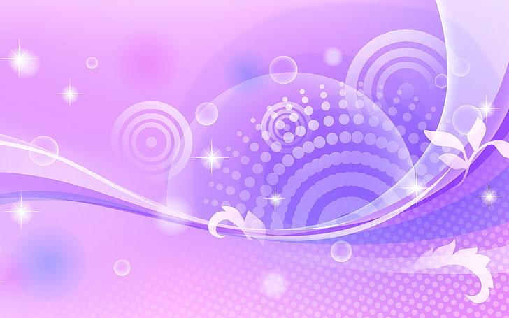 purple and pink bubble print wallpaper, patterns, ball, background, light, HD wallpaper