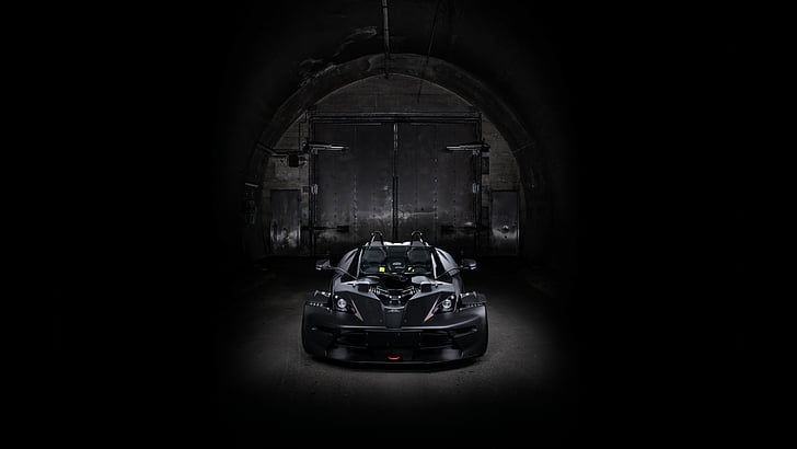 grayscale photo of Batman Mobile, KTM X-Bow GT 