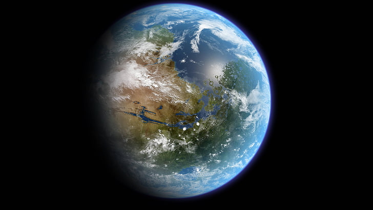 Planeta Terra, Terra, espaço, planeta, HD papel de parede