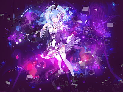 Anime, Re: ZERO -Starting Life in Another World-, Rem (Re: ZERO), HD tapet HD wallpaper